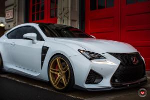 Lexus RC F on Vossen Wheels (VPS-302) 2017 года